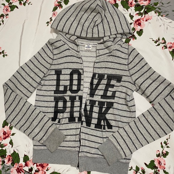 LOVE PINK Graphic Full Zip Hoodie - Picture 4 of 6